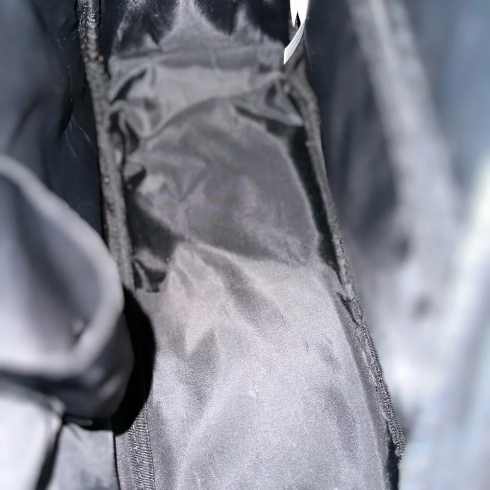 PLAYBOY Black Dome Satchel with White Piping - Picture 9 of 12